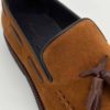 zapatos piel buona fortuna zapatos exclusivos comprar online moda italiana-shop marrones mocasin serraje borla